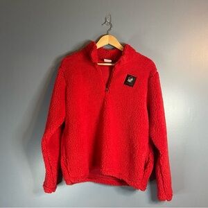 Knights Apparel Red Bulldogs Red Fleece Pullover Sweatshirt